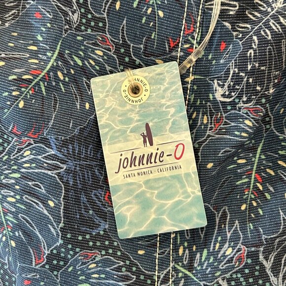 NWT Johnnie-O Bongo Half-Elastic 7" Surf Short in Lake Boys Swim Trunks Size 12 - Picture 7 of 12